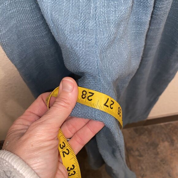 Free People Sun-drenched Overalls In Light Blue Size Small - Picture 7 of 14